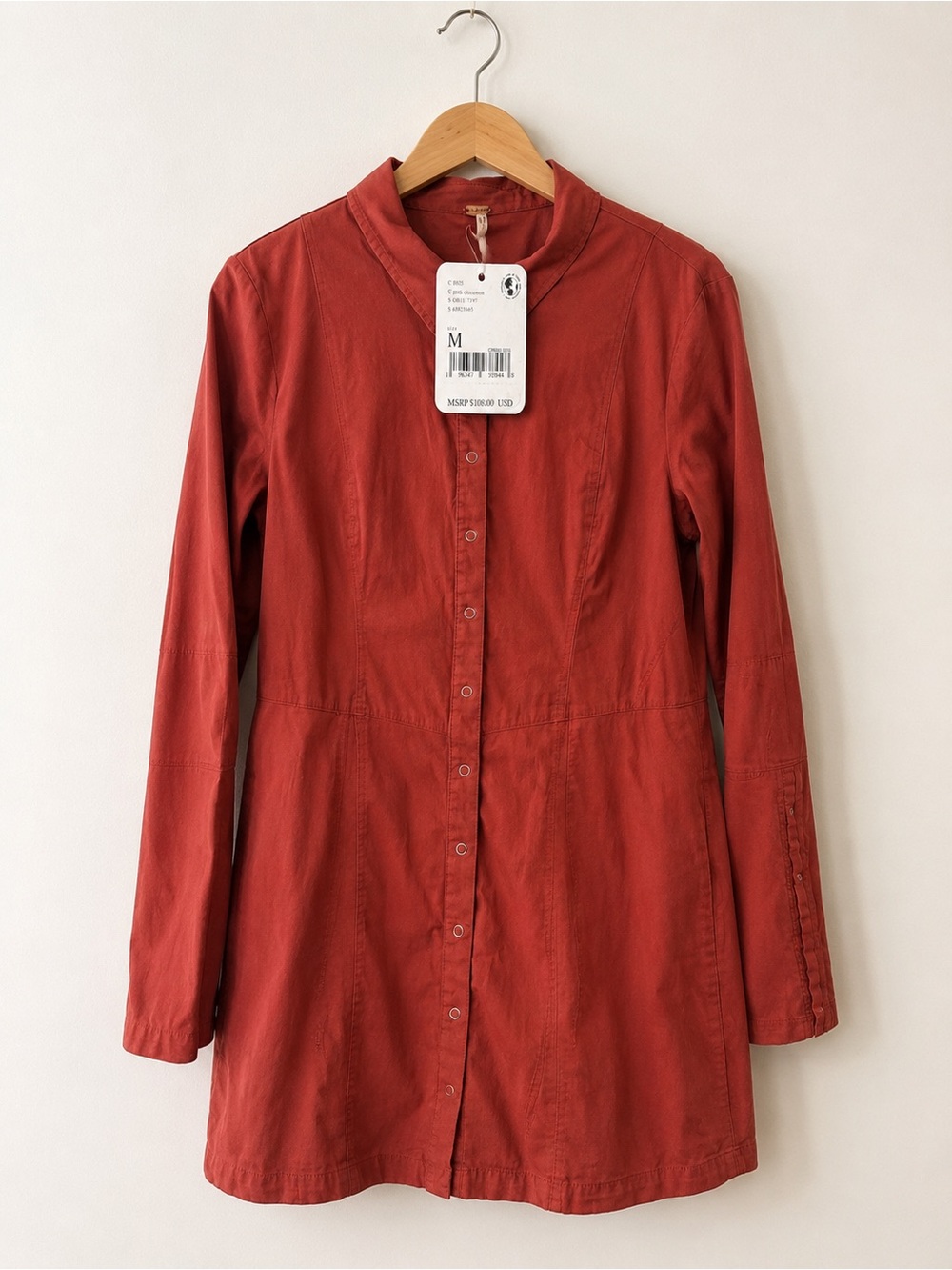 Free People Rust Red Mini Dress